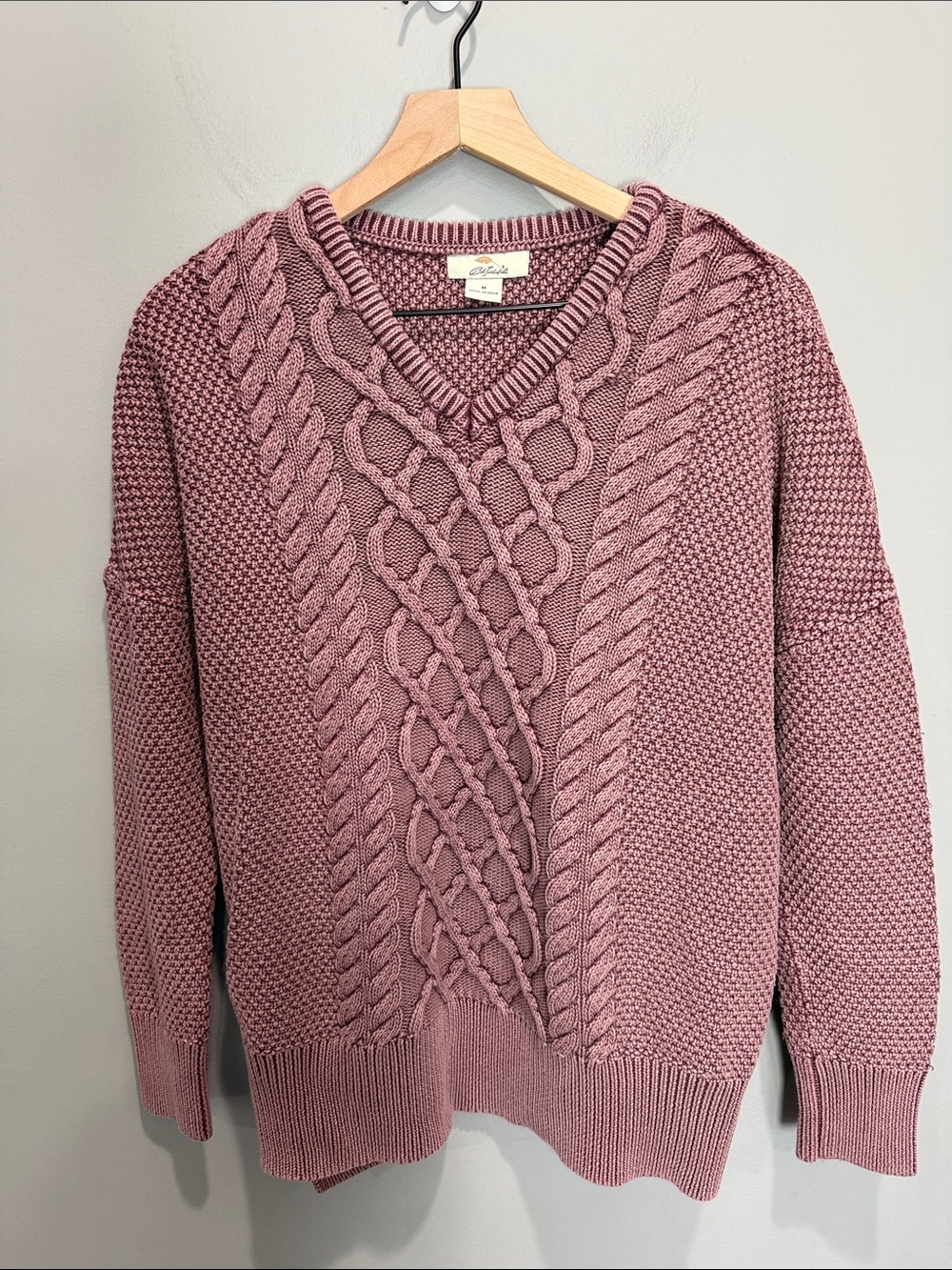 Bob Timberlake Fisherman Core Cable Knit Size medium Sweater‎
